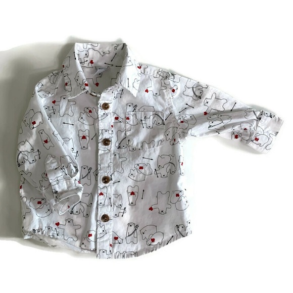 Old Navy Other - 🌱2 for $15🌱Old Navy hearts and polar bears shirt